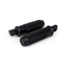 Cobra footpegs. stealth tone black
